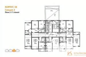3-к квартира, вторичка, 76м2, 9/17 этаж