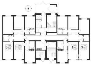 3-к квартира, вторичка, 90м2, 1/17 этаж