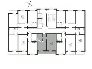 1-к квартира, вторичка, 40м2, 8/17 этаж