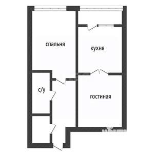 2-к квартира, вторичка, 63м2, 16/16 этаж