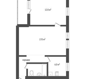 2-к квартира, вторичка, 43м2, 1/5 этаж