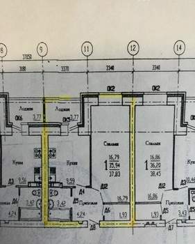 1-к квартира, вторичка, 38м2, 10/14 этаж