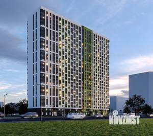 1-к квартира, строящийся дом, 42м2, 9/27 этаж