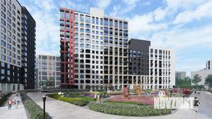 3-к квартира, строящийся дом, 58м2, 12/14 этаж