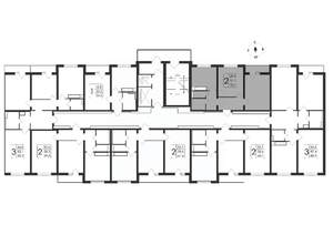 2-к квартира, вторичка, 53м2, 6/19 этаж