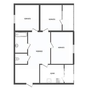 3-к квартира, вторичка, 92м2, 15/17 этаж