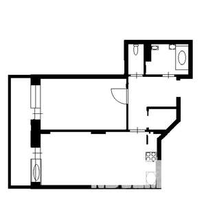 2-к квартира, вторичка, 52м2, 12/18 этаж