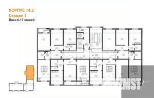 3-к квартира, вторичка, 90м2, 16/17 этаж