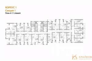 1-к квартира, вторичка, 47м2, 9/28 этаж