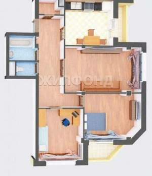 3-к квартира, вторичка, 75м2, 6/17 этаж