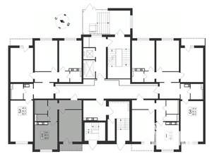 1-к квартира, вторичка, 41м2, 1/17 этаж