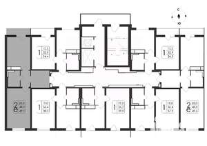 2-к квартира, вторичка, 50м2, 12/19 этаж