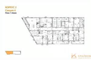 2-к квартира, строящийся дом, 69м2, 1/14 этаж