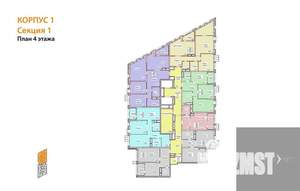 1-к квартира, вторичка, 40м2, 4/21 этаж