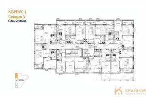 2-к квартира, строящийся дом, 53м2, 2/15 этаж