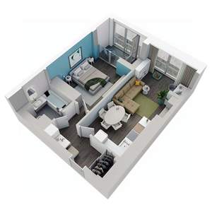 1-к квартира, вторичка, 57м2, 3/9 этаж