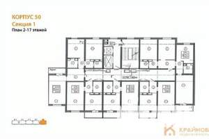 1-к квартира, сданный дом, 39м2, 3/17 этаж