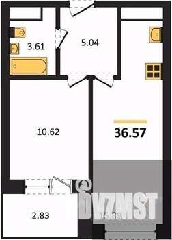 1-к квартира, вторичка, 37м2, 4/28 этаж