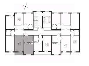 1-к квартира, вторичка, 42м2, 6/17 этаж