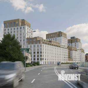 2-к квартира, строящийся дом, 75м2, 9/12 этаж