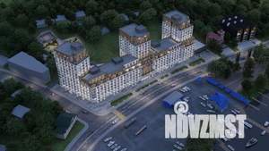 1-к квартира, строящийся дом, 48м2, 6/14 этаж