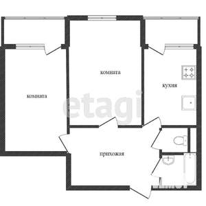 2-к квартира, вторичка, 68м2, 4/10 этаж