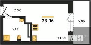 Студия квартира, вторичка, 23м2, 8/28 этаж