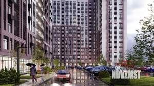 1-к квартира, строящийся дом, 41м2, 13/21 этаж