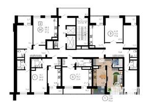 1-к квартира, вторичка, 35м2, 11/21 этаж