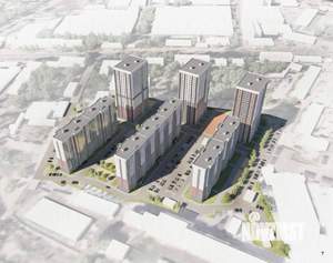 1-к квартира, строящийся дом, 36м2, 1/17 этаж