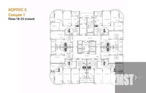 2-к квартира, вторичка, 66м2, 25/25 этаж