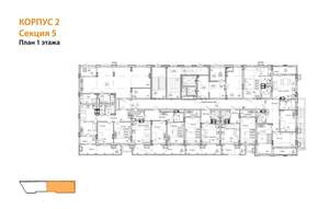1-к квартира, вторичка, 40м2, 1/14 этаж