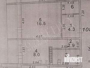1-к квартира, вторичка, 39м2, 4/10 этаж