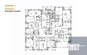 1-к квартира, вторичка, 47м2, 19/25 этаж